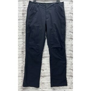 Orvis Fleece Lined Nylon Blend Stretch Pants Men's 36x33 (Actual) Black Outdoors